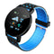 2Pcs 1.3'' Screen Smart Watch LCD Touch Blood Pressure Fitness Tracker