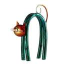 Cat Iron Sculpture Handmade Sculpture Decorative Ornament for Cat Lover