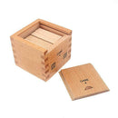 Unpainted Wood Bricks Kids Brick Building Blocks Toys for Early Development
