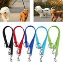 Nylon Two Way Double Dog Leash Lead Walk Two Dogs With One Lead Coupler N D U6O6