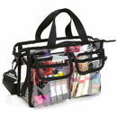 Clear Cross-Body Shoulder Bag,Toiletry Organizer Wash Bag -NFL Stadium Appr N8H2