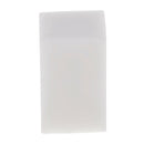 Translucent Square Column Rubber Stamp Carving Blocks for DIY Stamps White