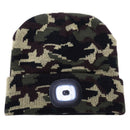 Unisex Autumn Winter Led Lighted Cap Warm Beanies Outdoor Fishing Running B M9G3