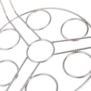 2pcs Kitchen Stainless Steel Tripod Egg Steamer Rack Egg Steaming Rack