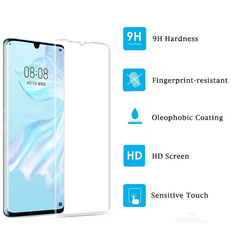 1pc Smart Screen Protector Tempered Glass Film Full Cover For Huawei P30 Lite