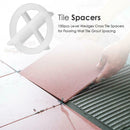 100pcs Level Cross Tile Spacers for Flooring Wall Tile Grout Spacing (2mm) A