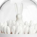Cotton Swab Holder, Small Q-tips Toothpicks Storage Organizer (Rabbit) I6D6