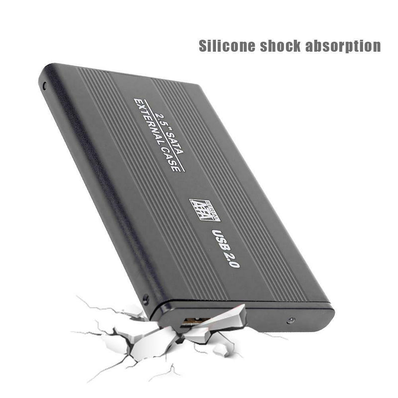 2.5 inch USB 2.0 to SATA HDD Case External 480Mbps SSD Hard Drive Enclosure