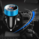 Dual Ports 3.1A USB Car Charger Lighter 12V/24V Digital LED Accessory