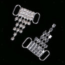 5 Pieces Crystal Tassels Rhinestone Bikini Connector for Swimming Wear and DIY