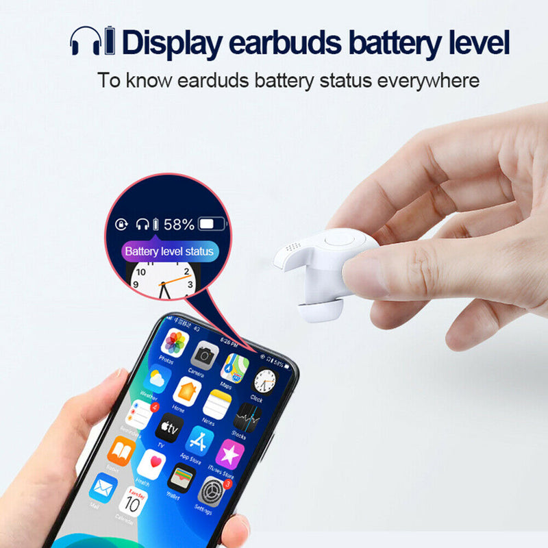 Bluetooth 5.0 Earphones LED Digital Display Wireless Earbuds with Charging Case