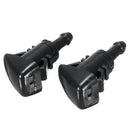 2pcs Universal Wiper Nozzle Adjustment Windshield Fan Shaped For Caliber 07-12