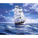 5D Diy Diamond Painting Boat Scenery Cross Stitch Sewing Boat Diamond Embro H8G2