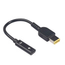 Type-C Female to Square DC Male Plug PD Charging Cable for Lenovo Thinkpad