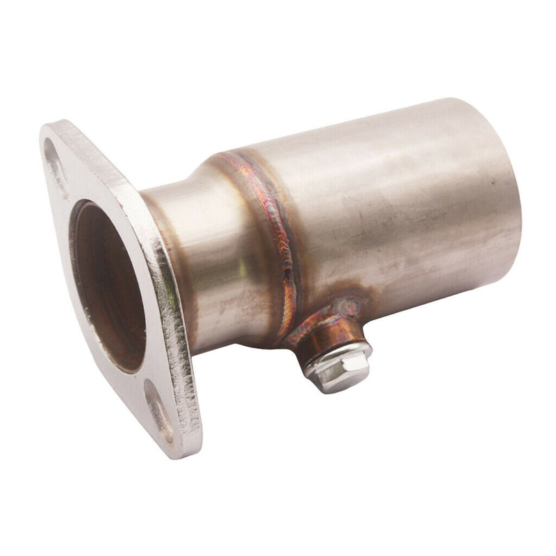 3" Stainless Pipe To 2.5" 2  Flange Reducer Downpipe Exhaust