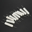 10 Pcs Fixed Ceramic Cement Resistors 15 Ohm 10W Watt 5% M8R2