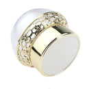 Low Profile 1 Oz Jar Acrylic Empty Cosmetic Containers for Sugar Scrub, Powder,