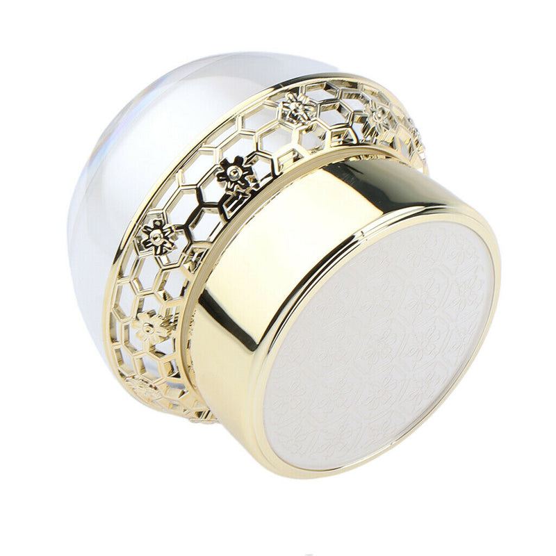 Low Profile 1 Oz Jar Acrylic Empty Cosmetic Containers for Sugar Scrub, Powder,