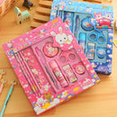 9in1 Learn Stationery Box Set Pencil Eraser Ruler Sharpener Kids Students Gift