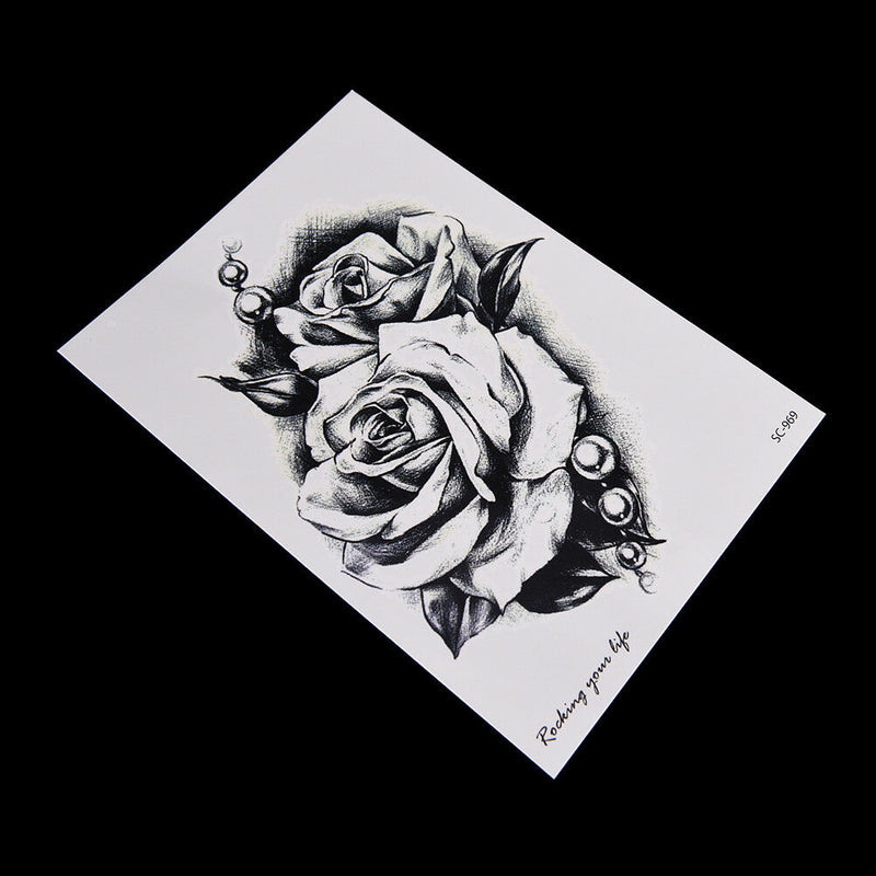 1xMakeup Rose Flower Tattoo Arm Body Art Waterproof Temporary Tattoo TOCA