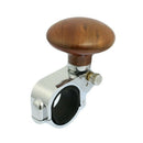 Car Power Handle Steering Wheel Knob Clamp Suicide Grip Spinner Brown W2V1