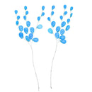 50-in-1 Synthetic Vivid Bunch Twigs f/ Photo Props Bridal Wedding Blue