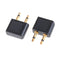 5Pcs 3.5mm pro airline airplane golden plated headphone jack plug adapter JR