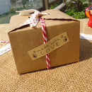 100pcs Hand made with love Seal Stickers for DIY Gift Cookie Packaging Labels ME