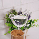 3x Glass Birds & Snail & Mushroom Shape Watering Device for Flowserpot
