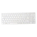 White Spanish Layout Keyboard Frameless For Toshiba Satellite L50-B