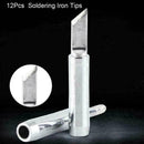 12pcs Soldering Iron Tips 900M-T For Hakko 936/937/928 T W7I2 Station U8G3 A5Q7