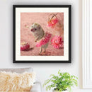 5D DIY Full Drill Diamond Painting Dancing Hedgehog Cross Stitch Embroidery