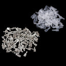 100pcs 6.3mm Crimp Terminal Female Spade Connector 22-16AWG Insulating Sleeve ME