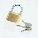 Brass Padlock Locker Long Shackle Suitcase Toolbox w/ Key 25mm