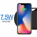 Dual Wireless Charging Pad,10W Qi Certified Fast Charger Two Phones Compati