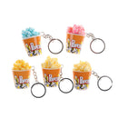 Creative Simulation Artificial Food Keychain Toycorn Bowlful Key Pendant LJ