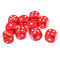 Collectible D6 Wooden Dice Dotted 10x for Table Card Game MTG DND Prop Red