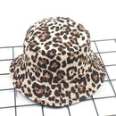 Fashion Leopard Print Bucket Hat Fisherman Outdoor Travel Unisex Sun Cap