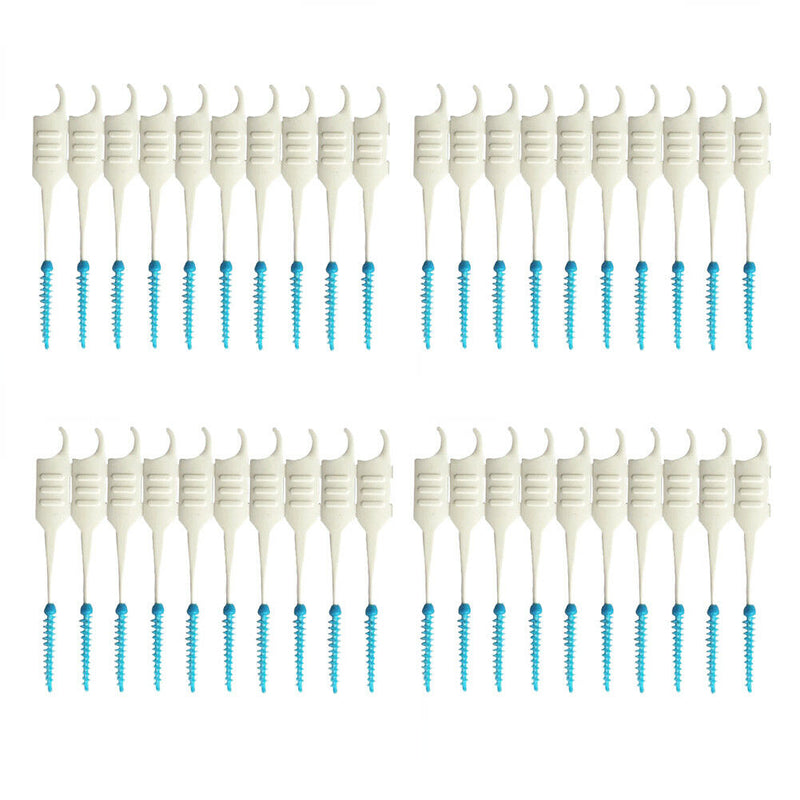 200pcs/lot Interdental Brush Dental Floss Teeth Oral Clean Double Head Toothpick