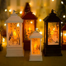 Christmas Decoration Candlestick Pendant Christmas Table Lamp Decor Ornamen M8U1