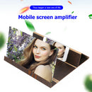 12 inch Wooden Mobile Phone Screen Stereoscopic Amplifier Enlarger Phone Stand