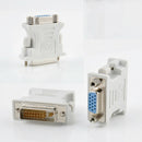 New 15 Pin VGA Female to 24+1 pin DVI-D Male Adapter Video Converter For Laptop