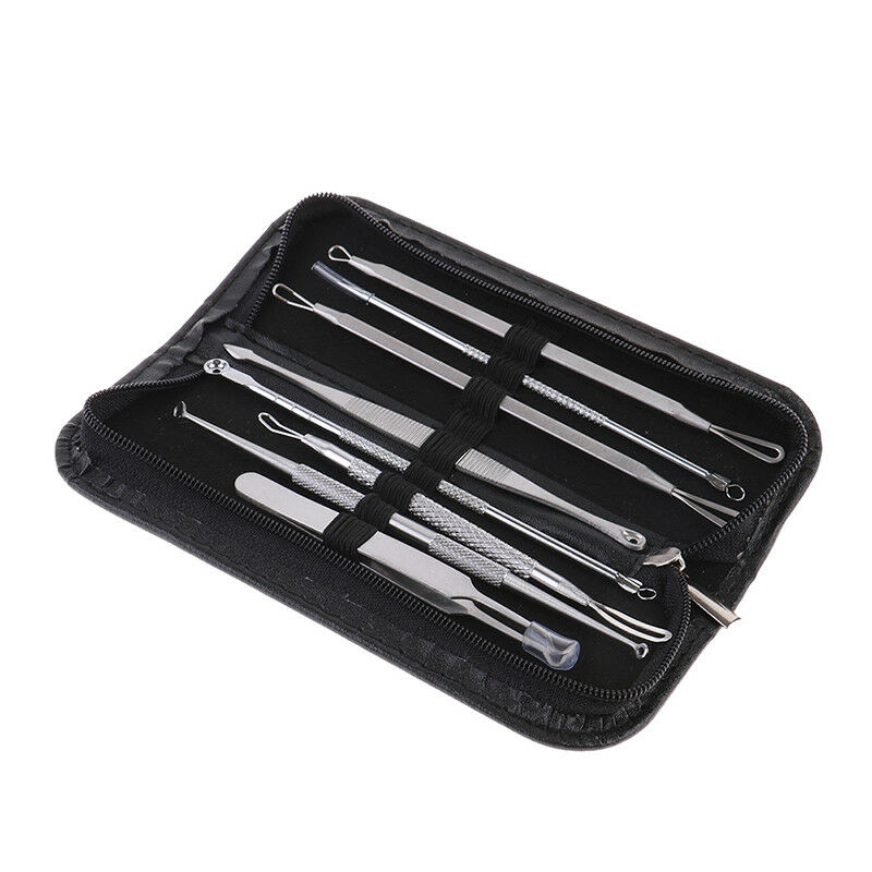 Blackhead Remover Pimple Comedone Extractors Tool Best Acne Removal Kit Treat FT