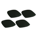4pcs Stretch Dining Chair Seat Covers Desk Chair Cushion Protector Black