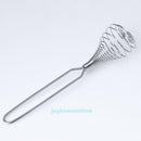 Spring Coil Wire Whisk Hand Mixer Blender Manual Egg Beater Stainless Steel Tool