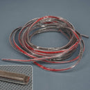 5M White Moulding Trim Bubber Strip Protector Car Door Edge Scratch Guard Cover