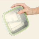 1200ml Air Tight Stainless Steel Lunch Bento Box Crisper Container for Kids