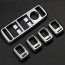 For Mercedes Benz ML GL GLE GLS 5PCS ABS Chrome Car Door Armrest Window Gla