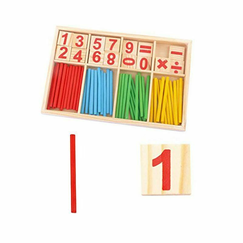 Digital Game Wooden Sticks Montessori Math Intelligence Preschool Education Z4Q8