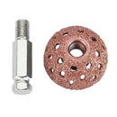 38mm Car Tire Repair Grinding Head Coarse Polish Buffing Wheel With Linking S Kw